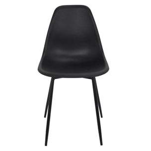 Chaise Gustav Noir - Lot de 6