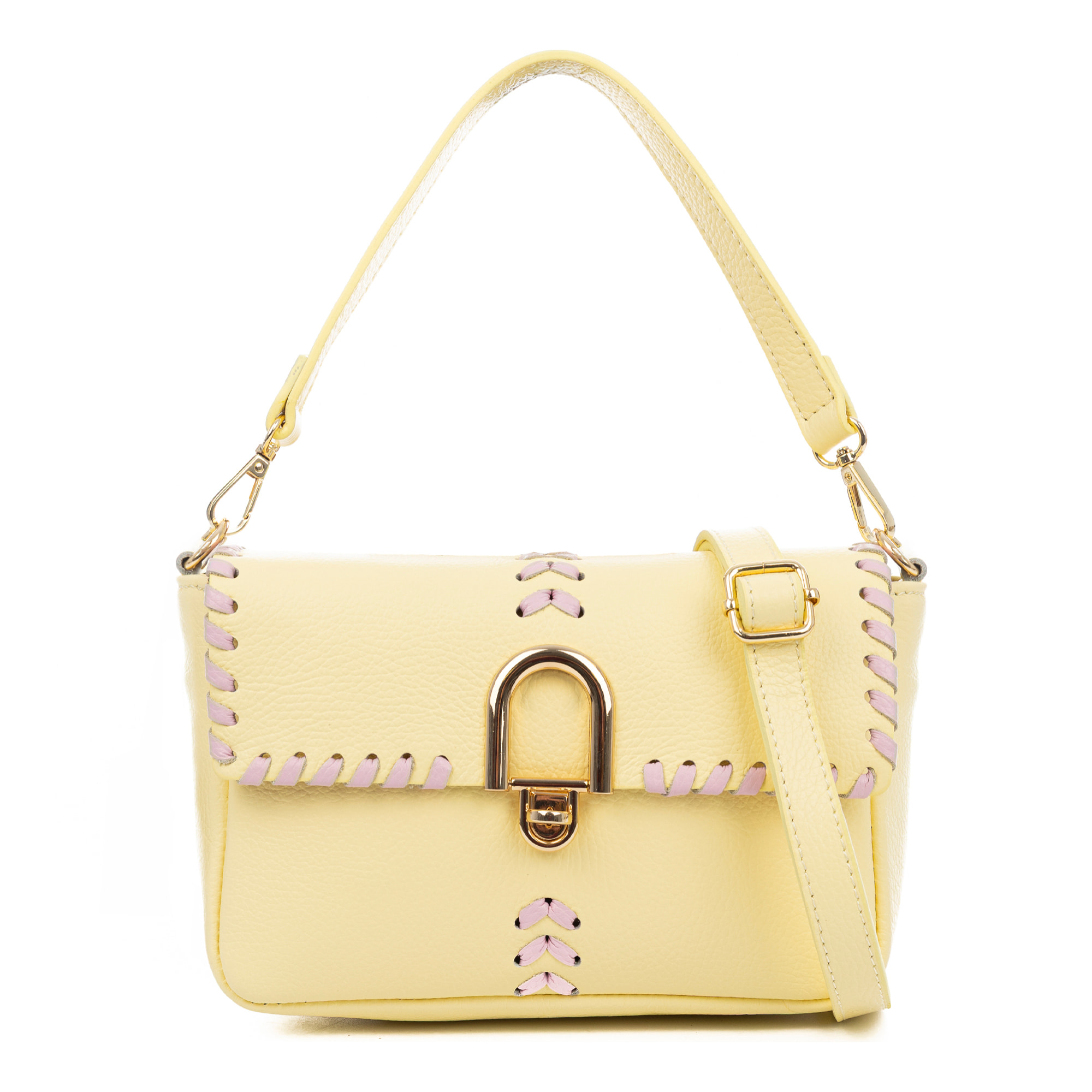Basicò Bolso de mano Mujer. Piel auténtica Dollaro