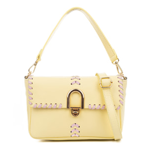 Basicò Bolso de mano Mujer. Piel auténtica Dollaro