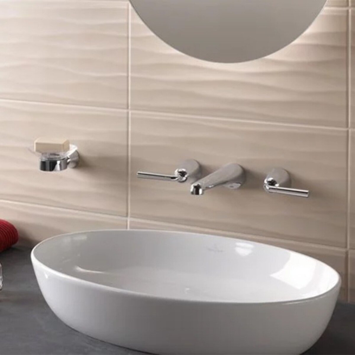 Vasque ovale à poser Artis Blanc CeramicPlus