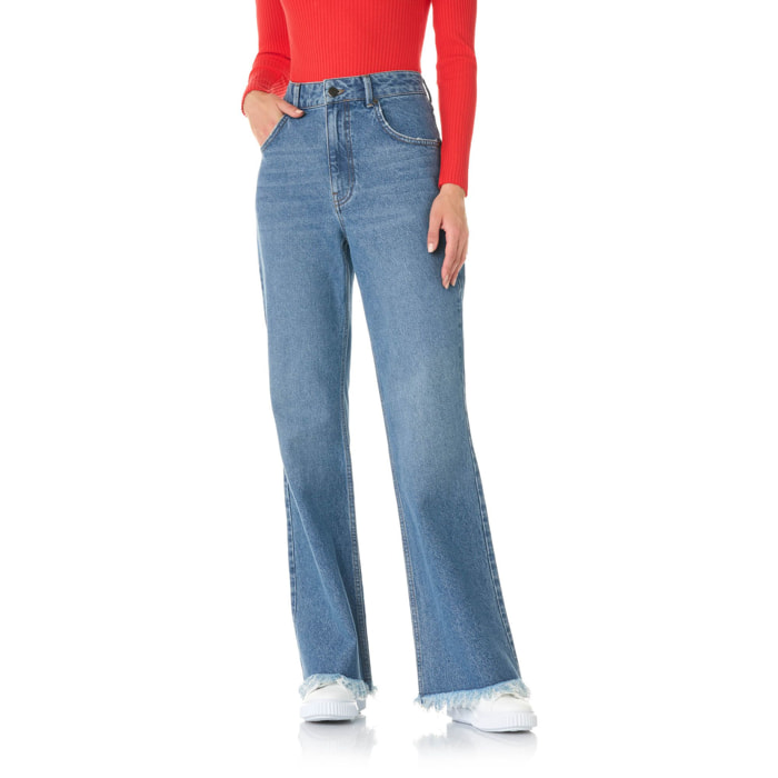 Jeans - 100% cotone - blu denim chiaro