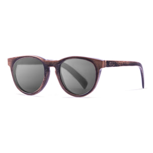 Gafas de sol KAU BERLIN - De madera de ébano / Ahumada