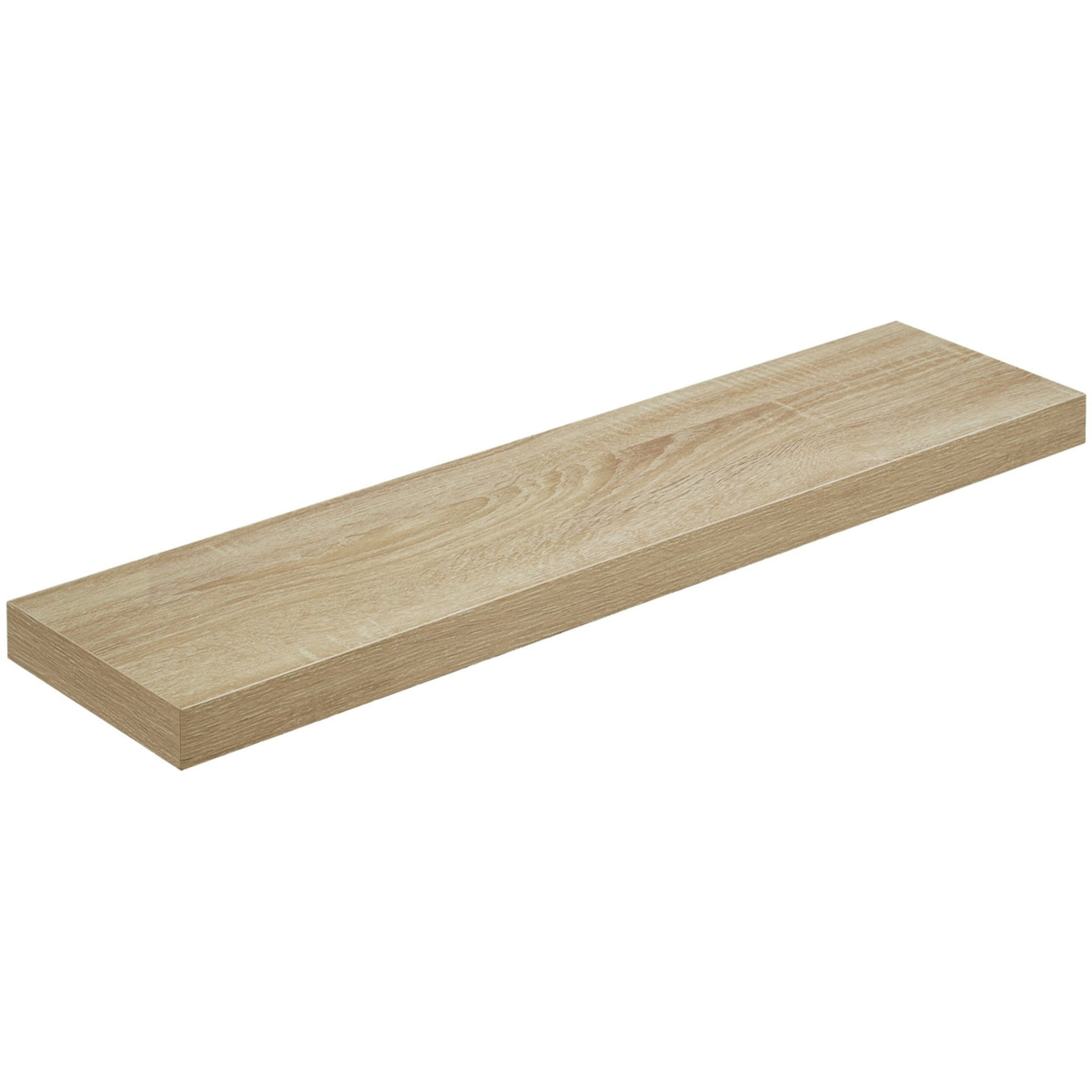 Mensola a scomparsa 80 cm effetto Rovere Sonoma