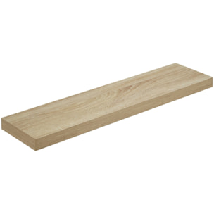 Mensola a scomparsa 80 cm effetto Rovere Sonoma