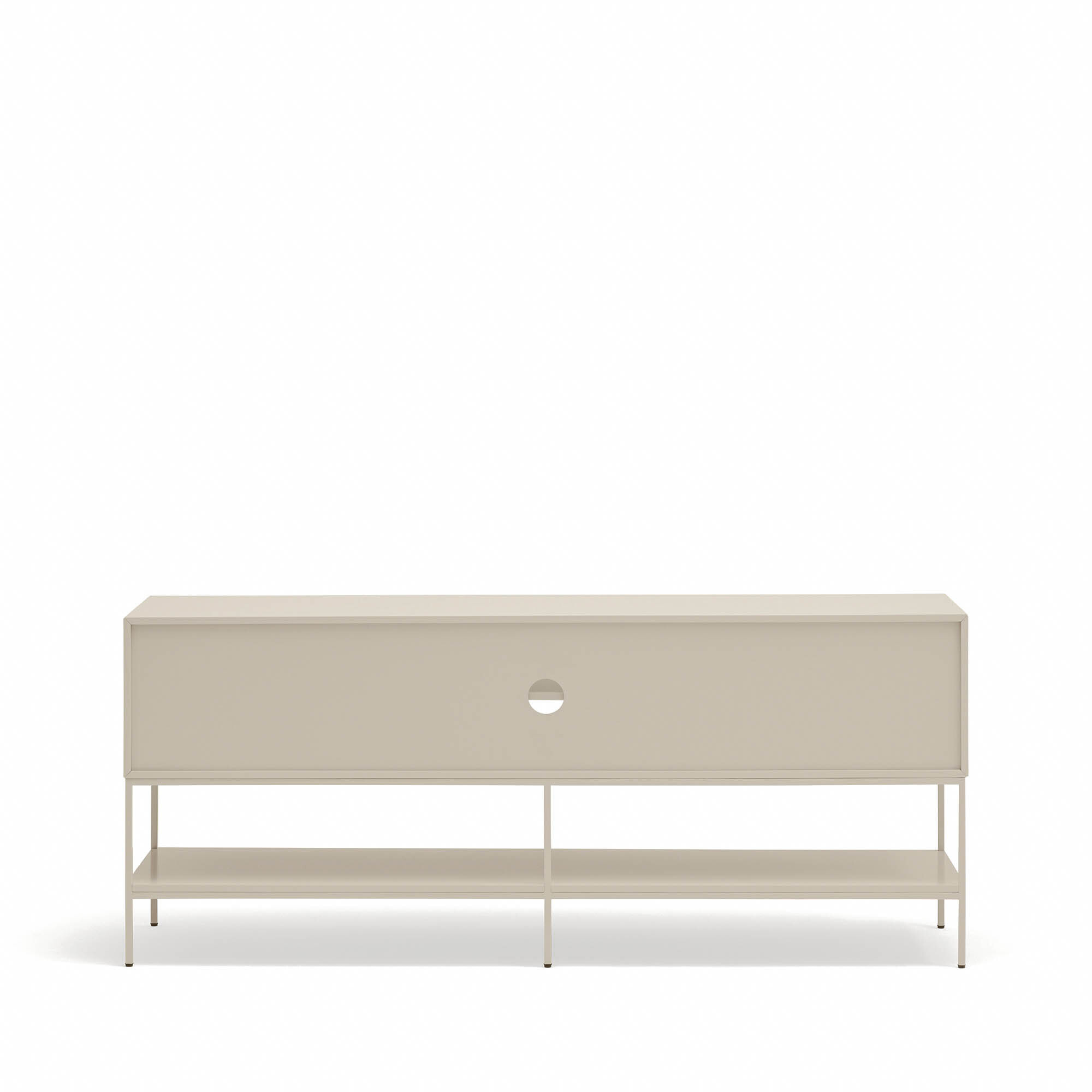 Mueble de televisión Otto 2 puertas y 2 cajones teja y roble