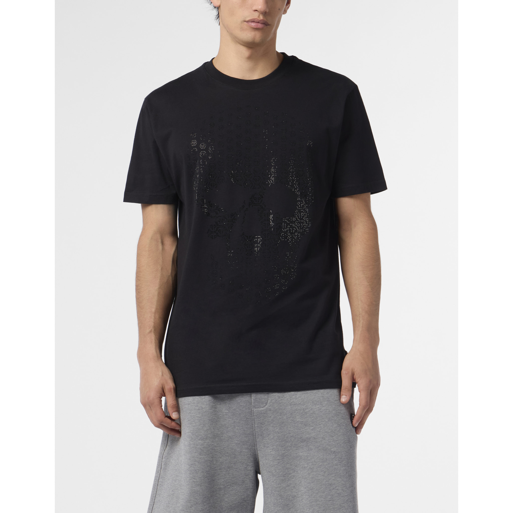 PHILIPP PLEIN T-shirt girocollo a maniche corte SKULL