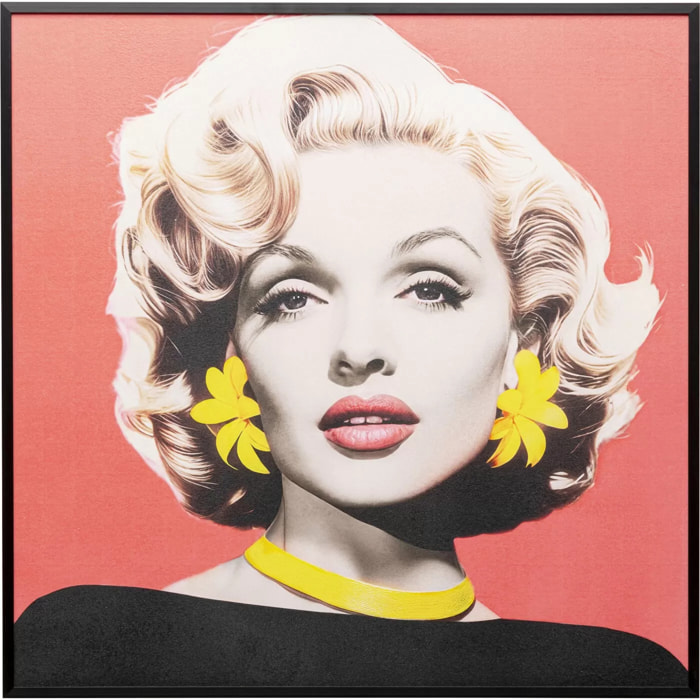 Affiche encadrée Diva 60x60cm blonde Kare Design