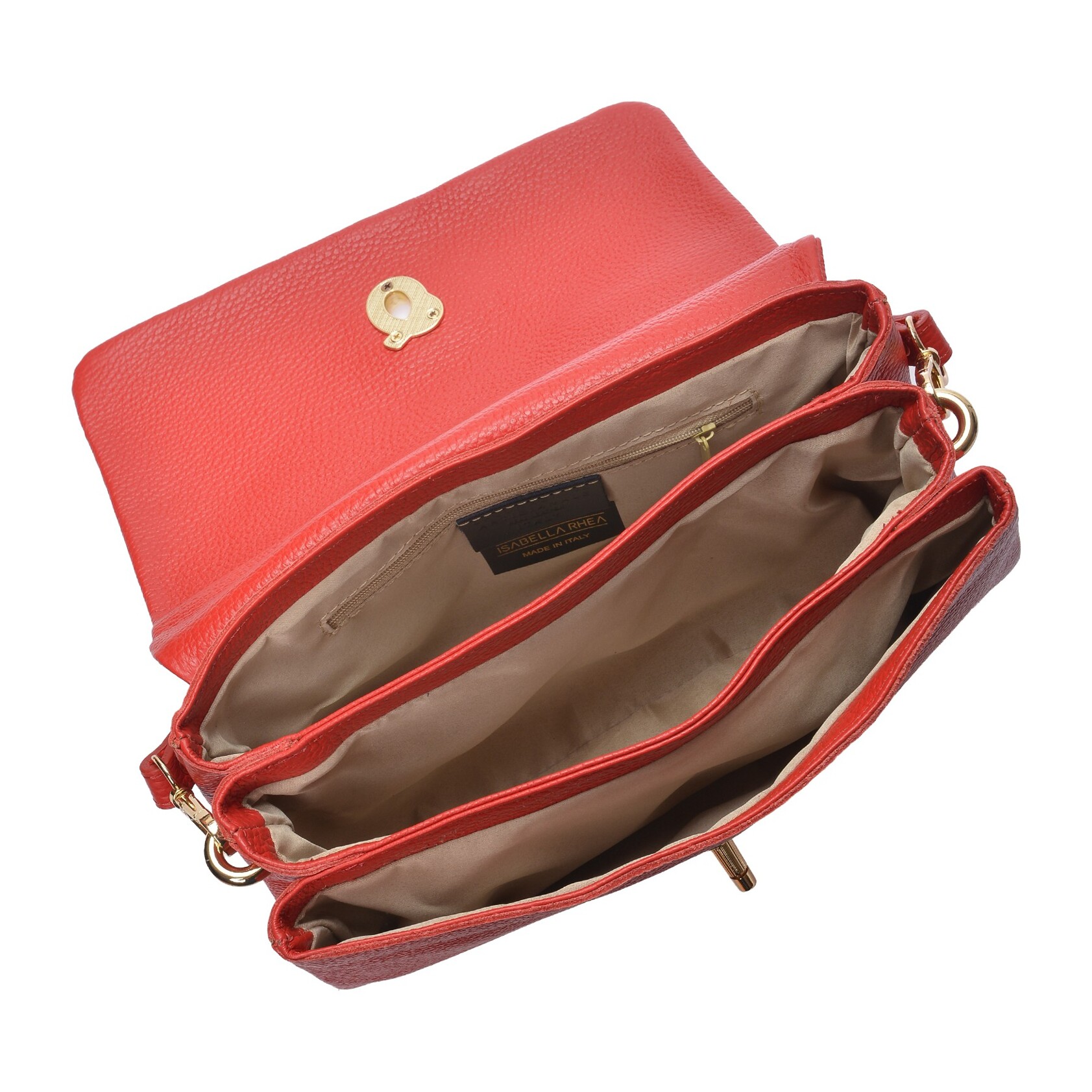 Borsa a spalla Anna Luchini Rosso