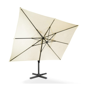 Parasol Sombra 360° rectangle avec housse de protection