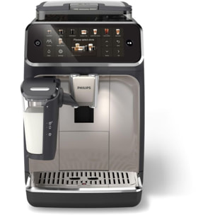 Expresso Broyeur PHILIPS EP5547/90 cafetière à grain LatteGo série 5500, 20 boissons, SilentBrew, Noir