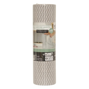 Rouleau de chiffons 40 lavettes