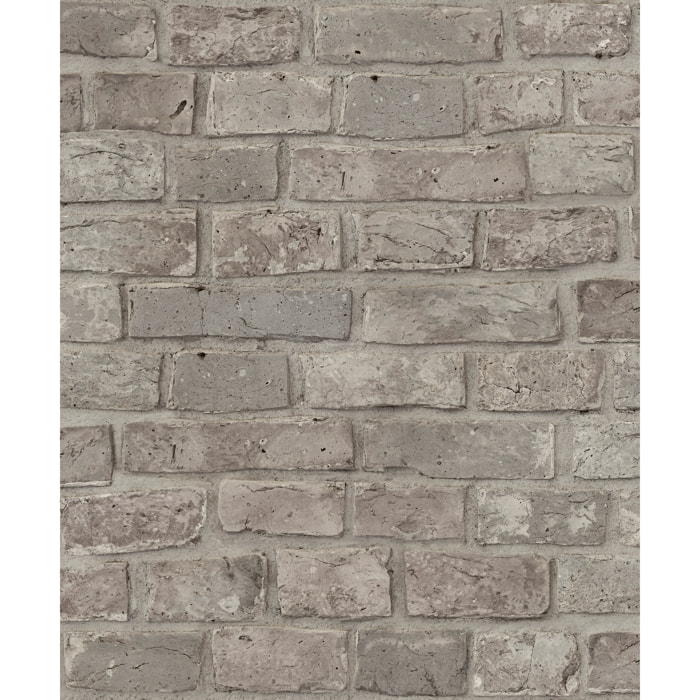 Papel pintado CERAMIKO, Brickwall gris oscuro 53x1000 cm
