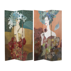 Biombo Canva Mujer 120x3x180 Cm