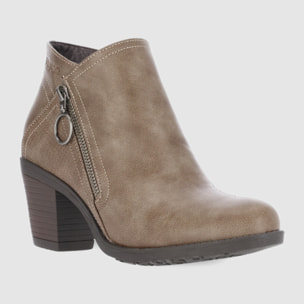 Botines - Taupe - Tacón: 7 cm