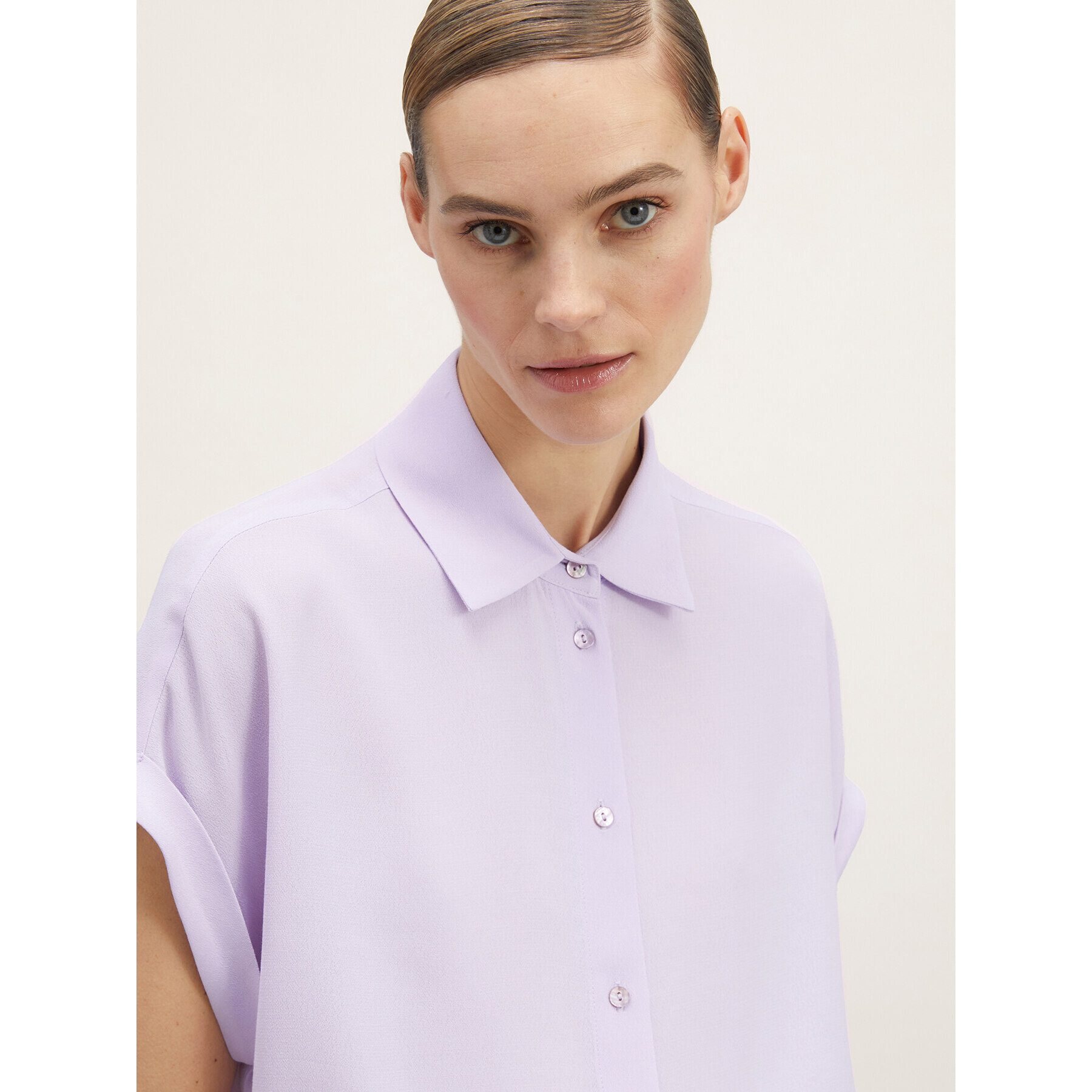 Motivi - Camisa con mangas de quimono - Violeta