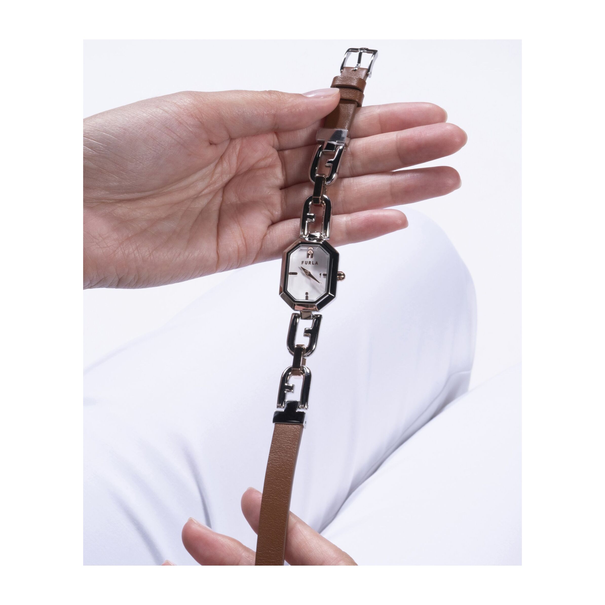Furla Reloj Analógico De Cuarzo Furla Octagonal