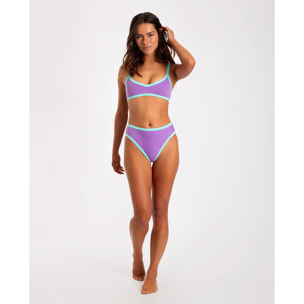 BIKINI MORAIRA top · LAVANDA Y TURQUESA