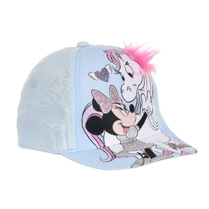 Cappellino Baby Minnie Unicorno Azzurro Lei Disney
