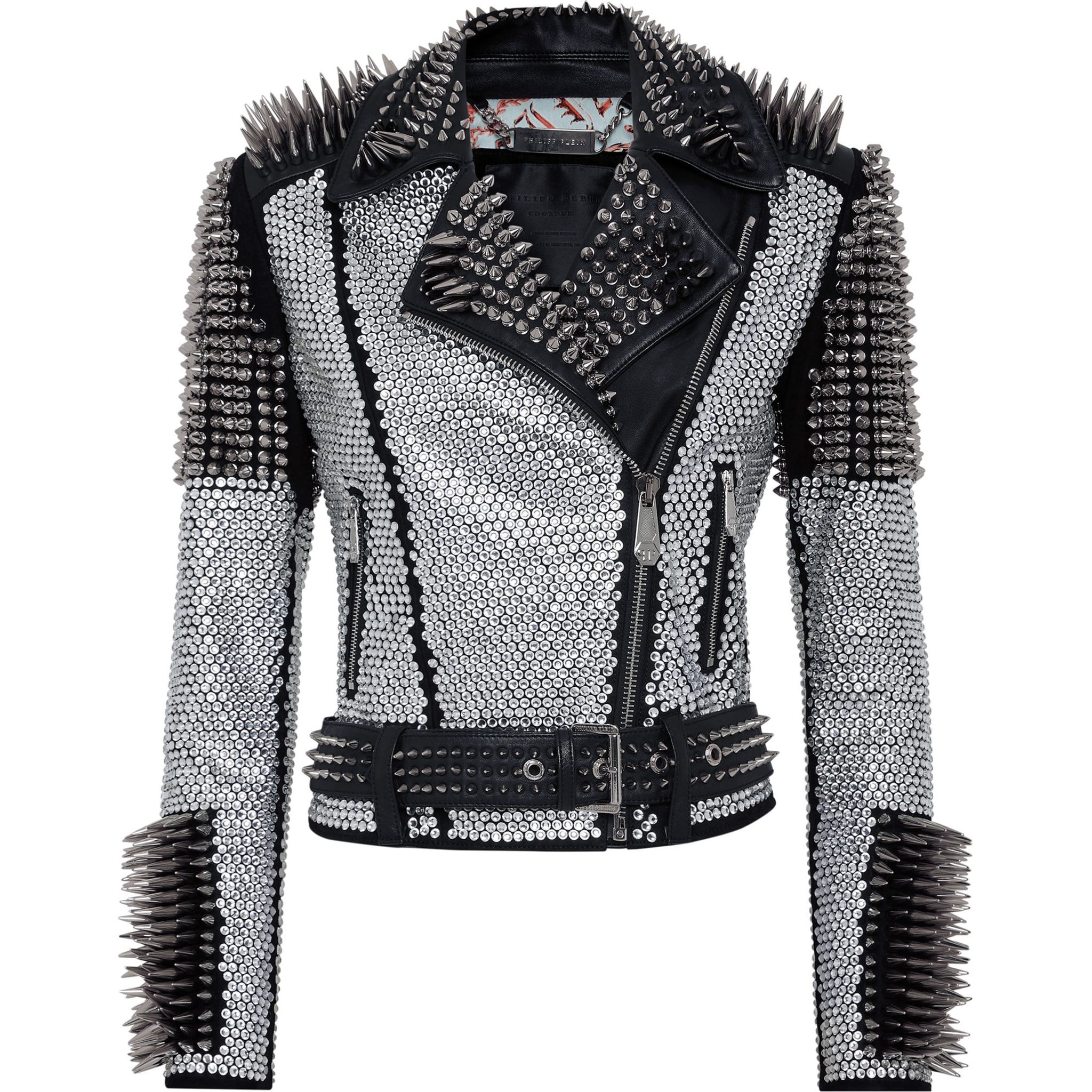 PHILIPP PLEIN Biker de cuero