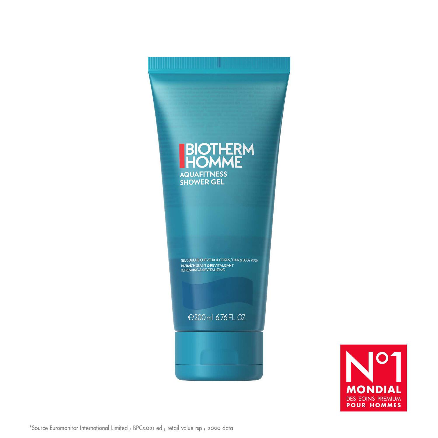 Aquafitness - Gel Douche pour Homme Corps et Cheveux 200 ml