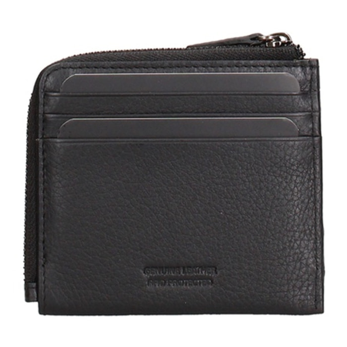 Porta carte uomo in vera pelle - Modello Eridan Pro - Casual - 11.0 x 21.0 x 1.0 cm
