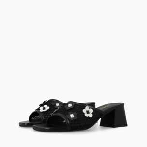 SANDALIAS NEGRAS LUDES