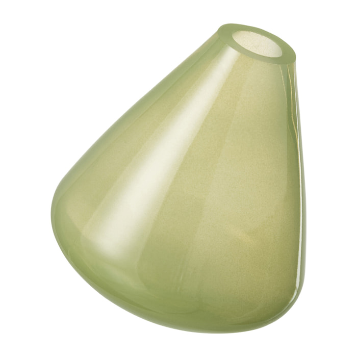 J-Line vase Topaz - verre - vert clair - 13.5 cm hoog