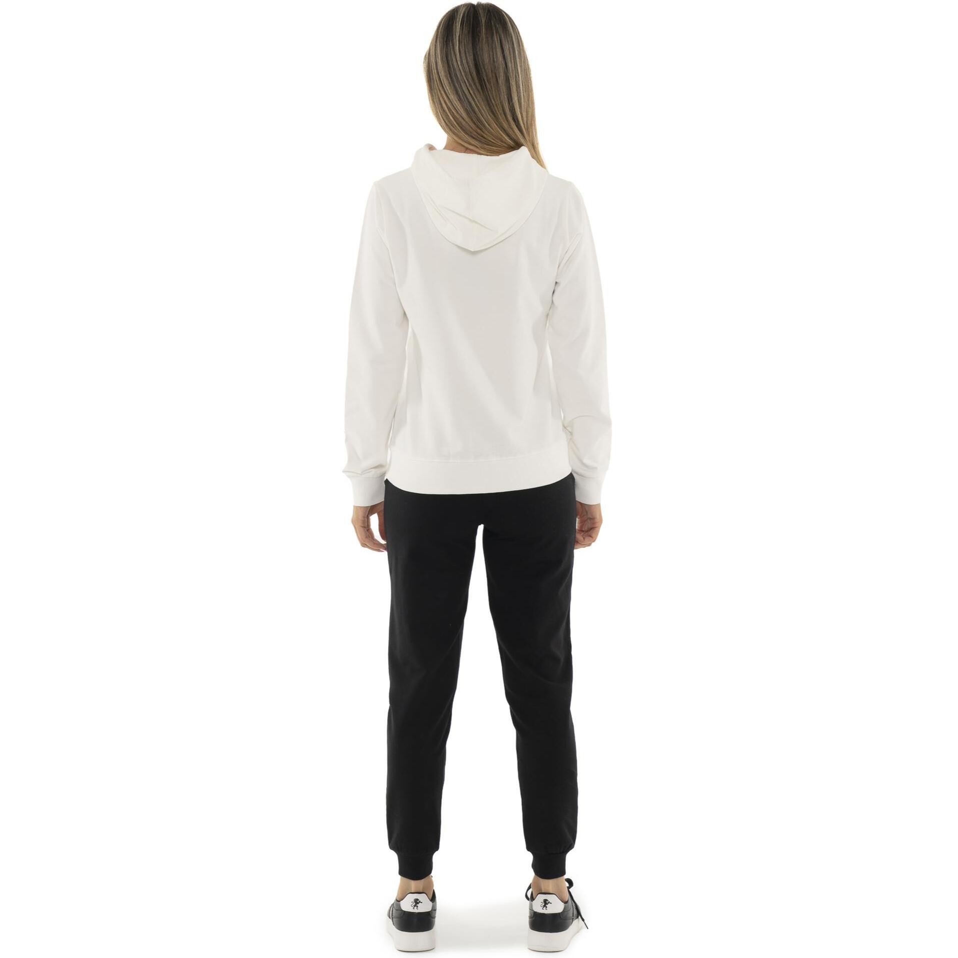 Chándal de invierno para mujer con capucha y cremallera "Plata"