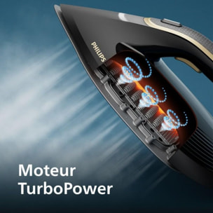 Centrale vapeur PHILIPS PSG7300/70 vert et doré 1,5L