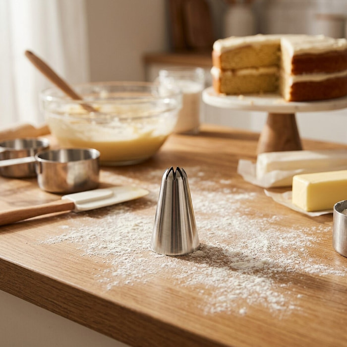 Lot de 6 douilles à pâtisserie en inox petit modèle Zenker Smart Pastry