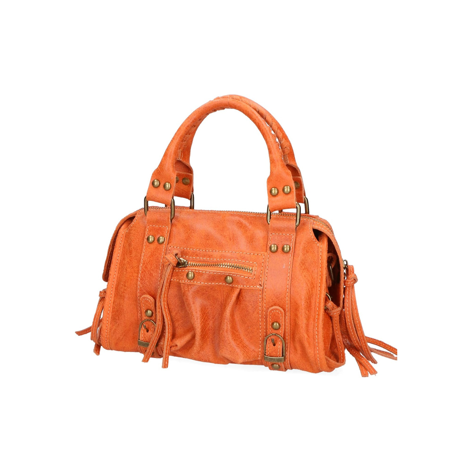 Borsa a spalla da donna - Modello Erisia - Vera pelle - 25.0 x 15.0 x 10.0 cm