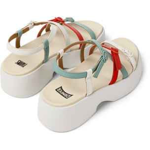 Sandalias - CAMPER Tasha Twins - Multicolor - Cuero liso