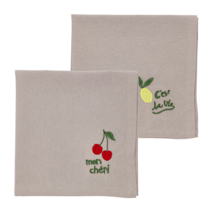 Serviettes en tissu Bistro