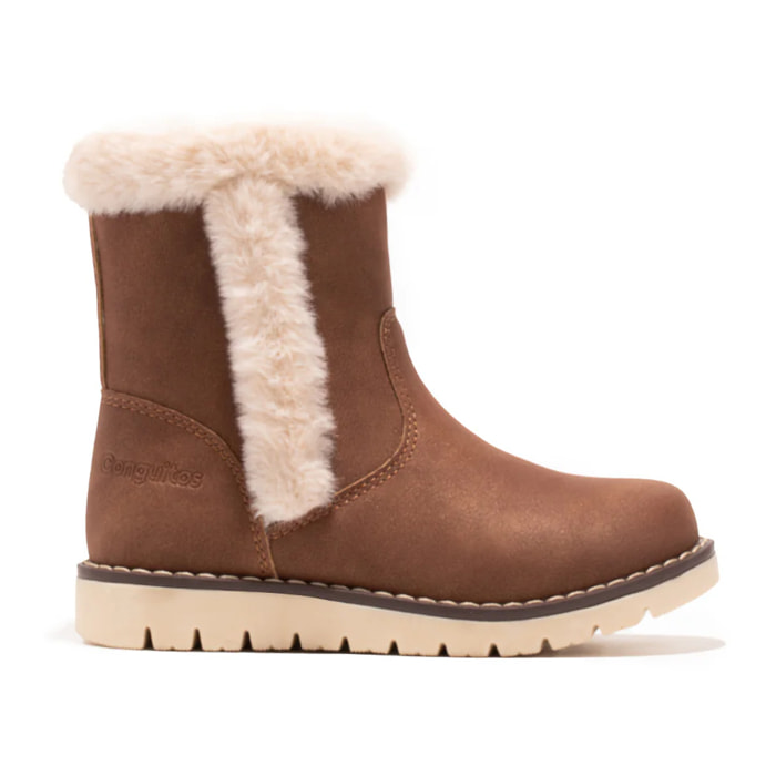 Stivali da bambina in pelliccia sintetica