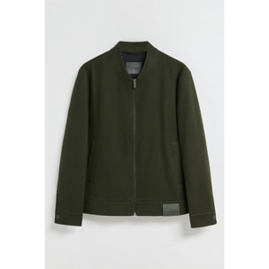 Bomber Exeter kaki con particolari Polo Club