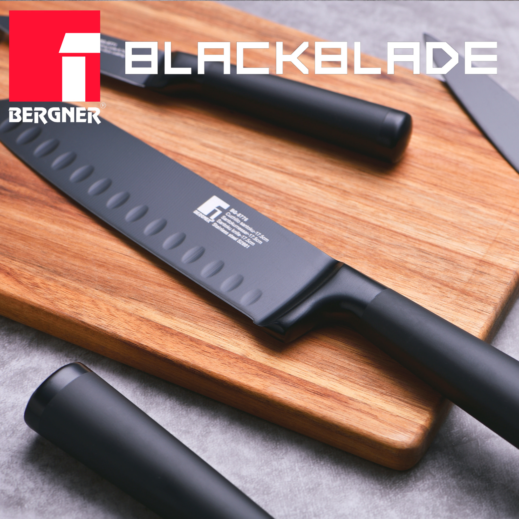 CUCHILLO MULTIUSOS 12.5CM  BLACK BLADE Bergner