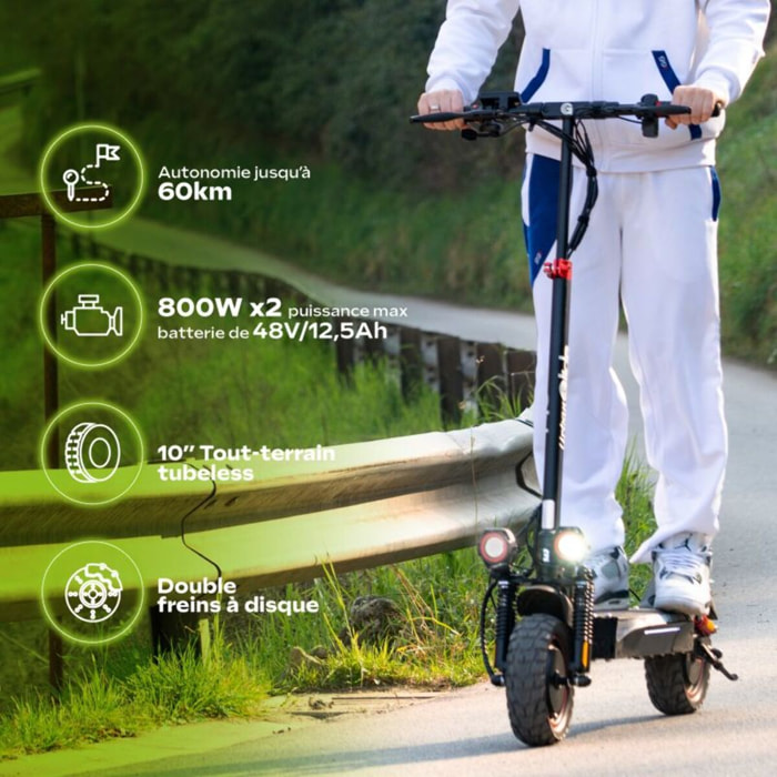 Trottinette électrique URBANGLIDE Ecross Duo