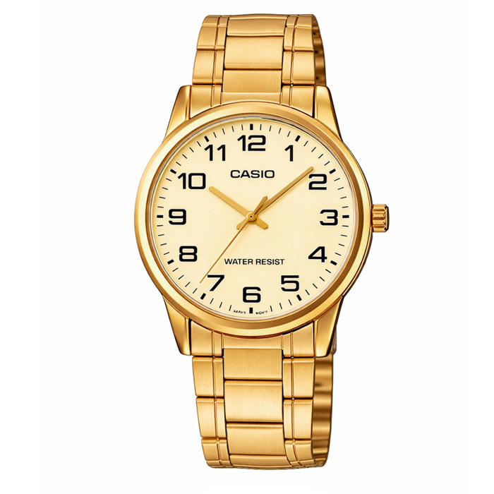 Reloj Casio MTP-V001G-9BUDF Hombre Analogico Cuarzo con Correa de Acero inoxidable