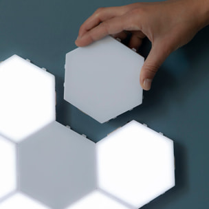 Set di Pannelli LED Modulari Magnetici e Touch Tilight InnovaGoods (Pacco da 3)