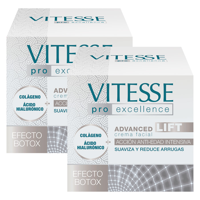 PACK 2X CREMA DE ROSTRO PRO EXCELLENCE ADVANCED LIFT VITESSE