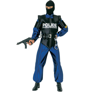 Costume Carnevale Polizia Agente Speciale Squadra Anticrimine Bambino