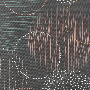 Mantel estampado antimanchas NAROA ANTRACITA