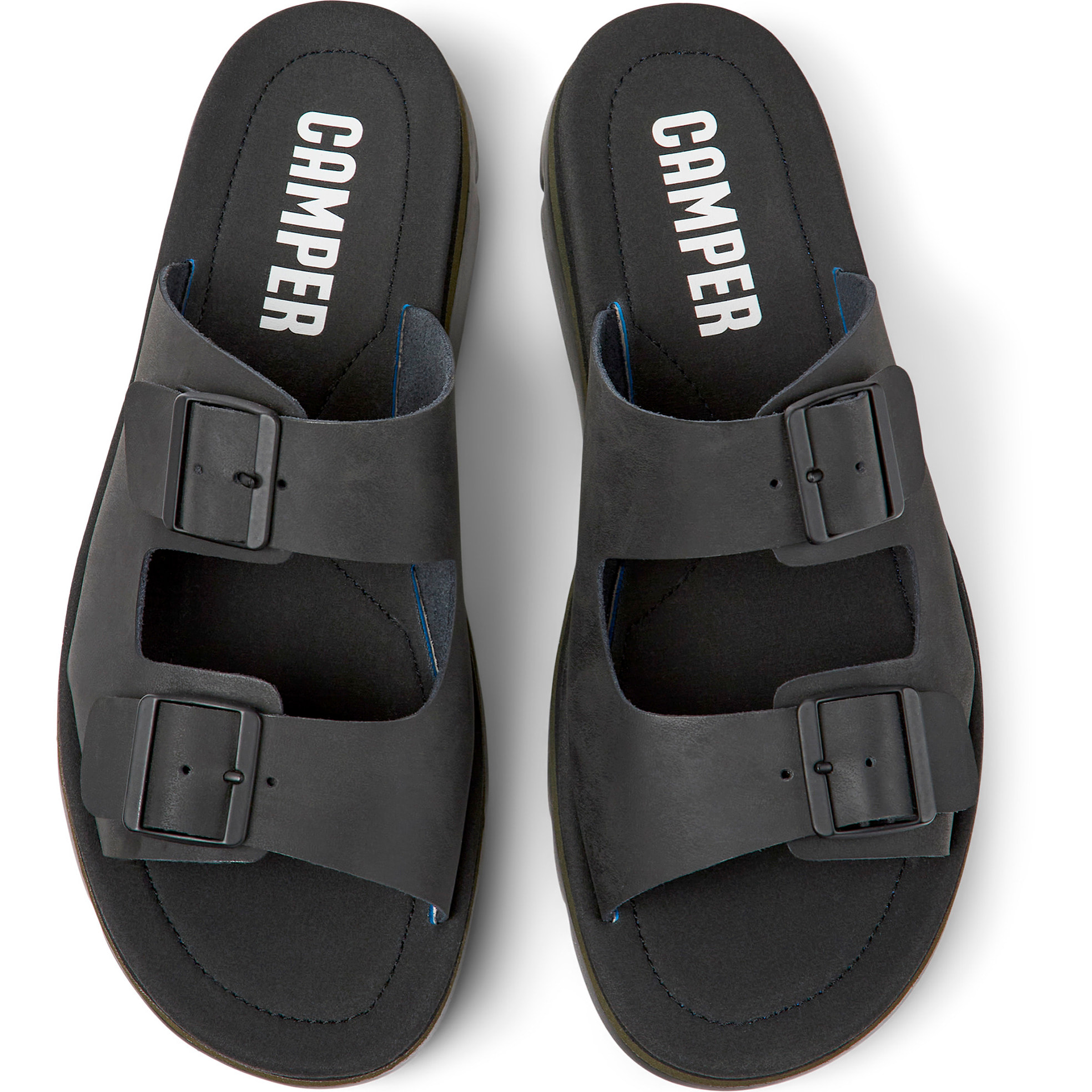 Sandalias - CAMPER Oruga - Negro - Piel de ante