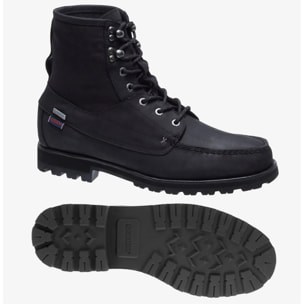 Sebago - Stivali Uomo Nero - VERSHIRE BOOT OIL LEA-CNVS WP
