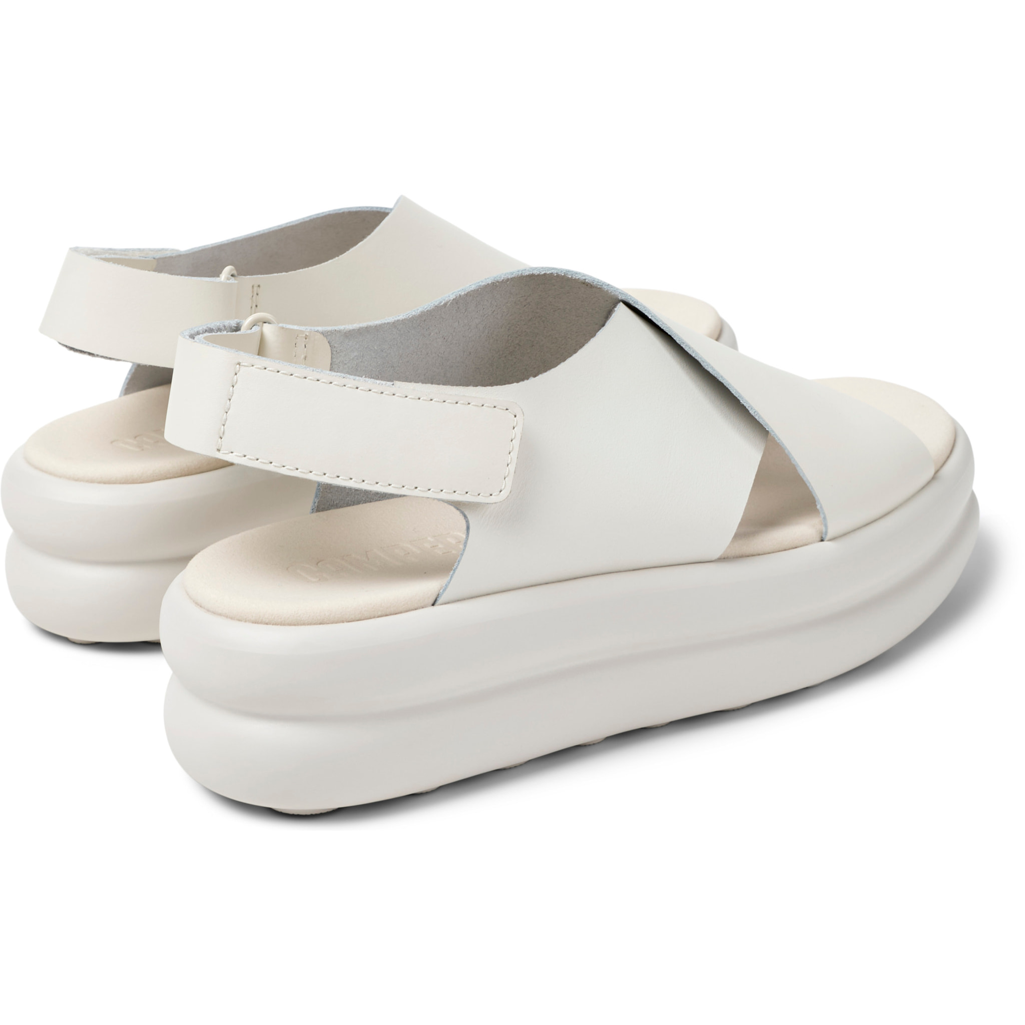 Sandalias - CAMPER Pelotas Flota Up - Blanco - Cuero liso