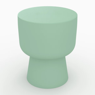 Table d'appoint ronde en métal vert D34 cm - Prisca