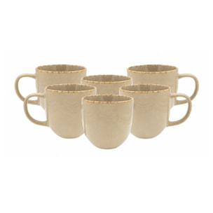 Lot de 6 mugs, DUNE