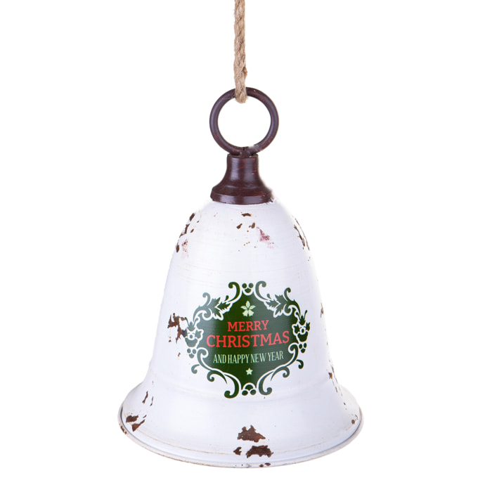 Campana Met. Classica - Pezzi 1 - Colore Bianco - 15x20Hx15cm - Bianchi Dino