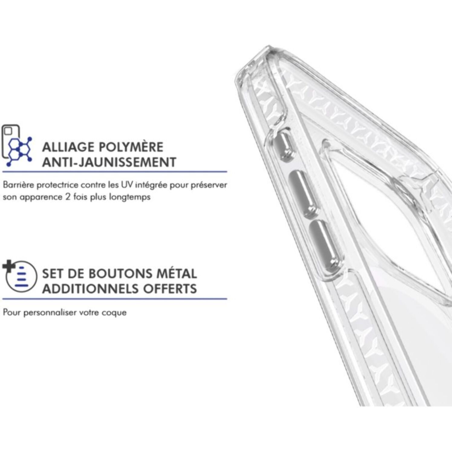 Coque FORCE CASE Air Xtrem Magnet S26 recyclé transparent