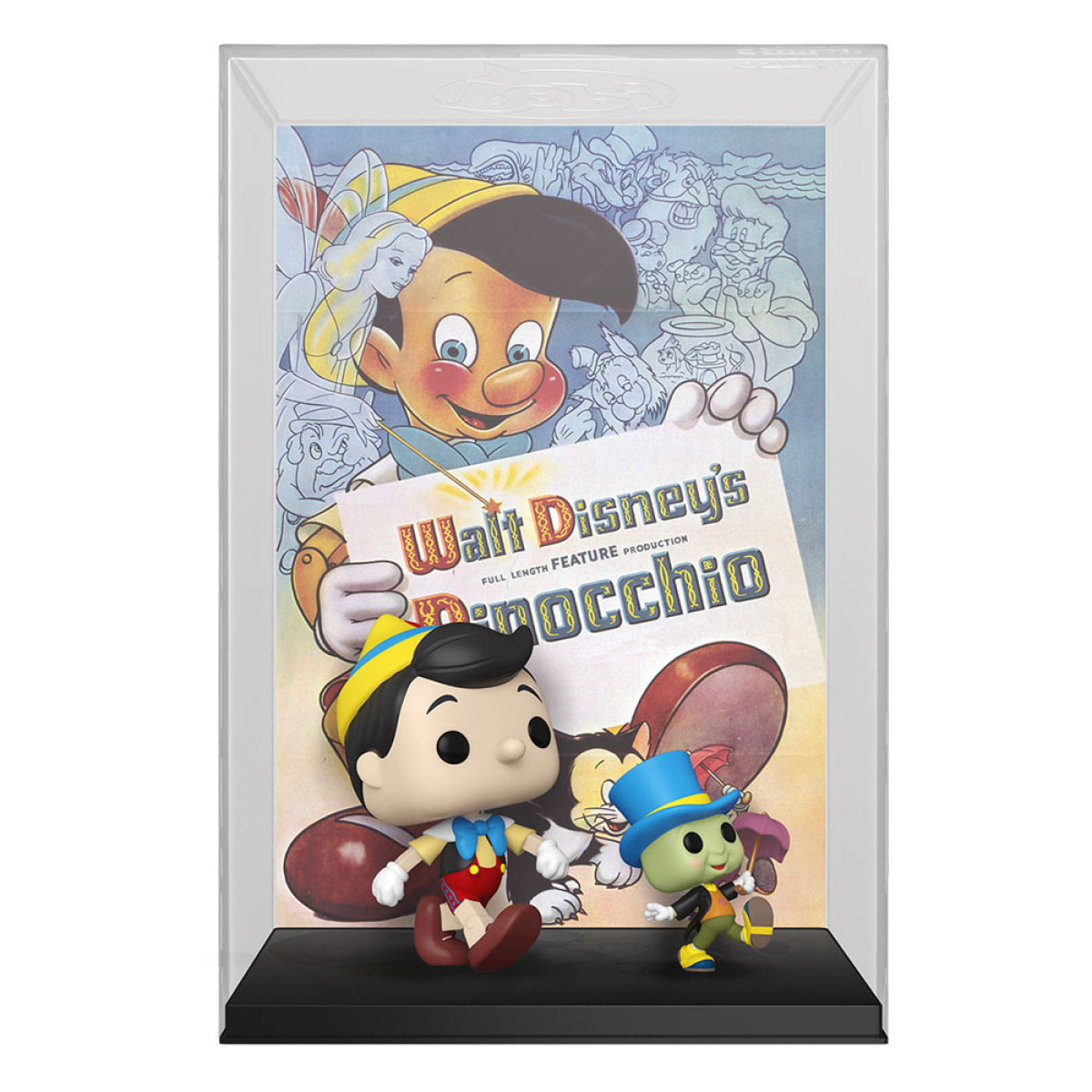 Disney Pop Movie Poster & Figura Pinocchio 9 Cm Funko